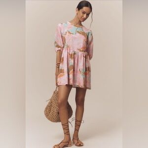 Lanthrophy x Anthropologie Acala Linen Dress OS